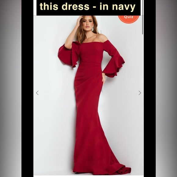 Jovani - Off Shoulder Style #07065 - Picture 3 of 11